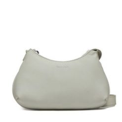 Torebka Calvin Klein. Szare listonoszki Calvin Klein, bez wzorów, bez dodatków. Za 249.99 zł.