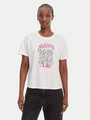 Liu Jo T-Shirt WA6132 JS923 Biały Regular Fit. Białe t-shirty Liu Jo, s, bez wzorów, z bawełny, bez kołnierzyka, bez ramiączek. Za 259.99 zł.