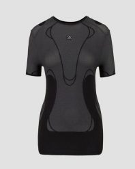 Koszulka damska X-Bionic Xceed Run Perform Shirt X Black X White B124. Czarne t-shirty sportowe X BIONIC, l, bez wzorów, z materiału, bez ramiączek, do biegania. Za 419.99 zł.