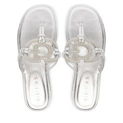 Japonki Guess. Szare japonki Guess, z aplikacjami. Za 589.99 zł.