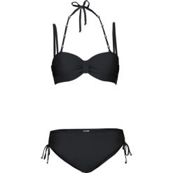 Bikini na fiszbinach (2 części). Czarne bikini bonprix, bez wzorów. Za 99.99 zł.