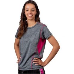 Damska koszulka z krótkim rękawem Metal Boxe technic. Szare t-shirty sportowe METAL BOXE, m, bez wzorów, z poliesteru, bez ramiączek, na fitness i siłownię. Za 148.00 zł.