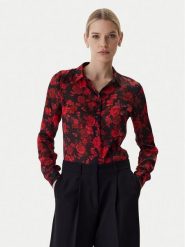 Guess Koszula W6RH73 WDW82 Czerwony Regular Fit. Czerwone koszule Guess, l, z aplikacjami, z syntetyku, bez kołnierzyka, bez ramiączek. Za 349.99 zł.