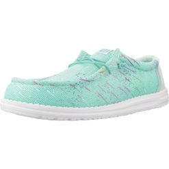 Buty HEY DUDE WALLY PARTY MESH Zielony. Zielone buty trekkingowe Hey dude, z meshu, bez zapięcia. Za 222.99 zł.