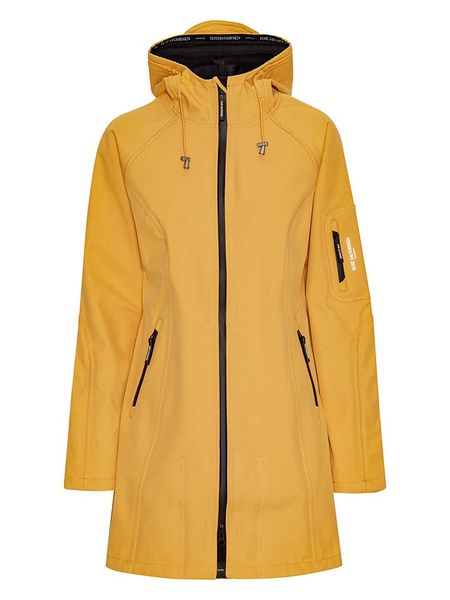 Ilse Jacobsen Płaszcz softshellowy w kolorze żółtym rozmiar: 40. Żółte płaszcze Ilse Jacobsen, bez wzorów, sportowe, bez kaptura. Za 290.57 zł.