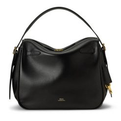 Torebka Polo Ralph Lauren. Czarne torebki klasyczne Polo Ralph Lauren, bez wzorów, klasyczne, bez dodatków. Za 3,399.00 zł.