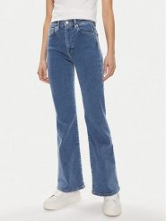 Tommy Jeans Jeansy Sylvia DW0DW17631 Niebieski Flare Fit. Niebieskie jeansy Tommy Jeans, bez wzorów, z bawełny. Za 149.99 zł.