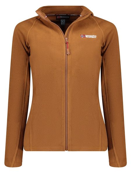 Geographical Norway Kurtka polarowa "Tug" w kolorze jasnobrązowym rozmiar: XXL. Brązowe kurtki Geographical Norway, xxl, bez wzorów, z materiału, bez kaptura. Za 74.28 zł.