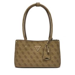 Torebka Guess. Brązowe torebki klasyczne Guess, z aplikacjami, klasyczne, bez dodatków. Za 339.99 zł.