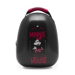 Plecak Minnie Mouse. Czarne plecaki Minnie Mouse, bez wzorów, bez dodatków. Za 95.99 zł.