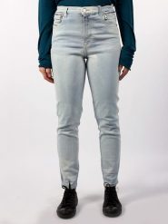 Diesel Clothes Dżinsy "Babhila" - Slim fit - w kolorze błękitnym rozmiar: W25/L32. Niebieskie jeansy Diesel Clothes, l, z aplikacjami, klasyczne, z podwyższonym stanem. Za 176.50 zł.