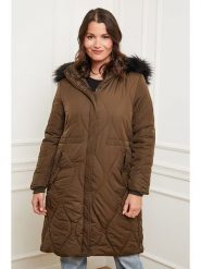 Curvy Lady Płaszcz przejściowy w kolorze khaki rozmiar: 40/42. Brązowe płaszcze Curvy Lady, bez wzorów, klasyczne, bez kaptura. Za 246.53 zł.