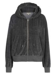Herrlicher Bluza w kolorze antracytowym rozmiar: XS. Czarne bluzy Herrlicher, xs, bez wzorów, bez ramiączek, bez kaptura. Za 158.84 zł.