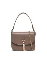 Valentino Torebka Divina VBS1R404G Szary. Szare kopertówki Valentino, bez wzorów, ze skóry, wizytowe, bez dodatków. Za 229.99 zł.