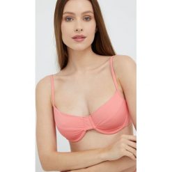 MICHAEL Michael Kors biustonosz kąpielowy MM2J618 kolor różowy miękka miseczka. Czerwone bikini MICHAEL Michael Kors, bez wzorów. W wyprzedaży za 209.99 zł.
