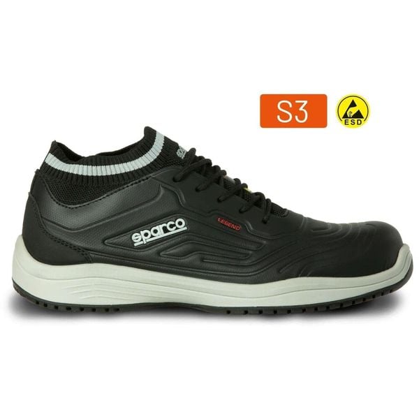 Buty sportowe Sparco Spoiler Esd S3 Src SPOILER ESD S3 SRC. Czarne buty sportowe lifestyle Sparco, bez wzorów, sportowe, bez zapięcia. Za 290.00 zł.