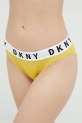 Dkny figi kolor żółty. Żółte figi DKNY, bez wzorów. W wyprzedaży za 71.99 zł.
