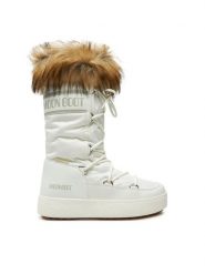 Moon Boot Śniegowce Ltrack Monaco Wp 80D2450190 Biały. Białe śniegowce Moon Boot, bez wzorów, ze skóry, bez zapięcia. Za 1,099.00 zł.