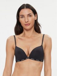 Guess Biustonosz bezfiszbinowy O3YC02 KBS50 Czarny. Czarne biustonosze Guess, z aplikacjami, z syntetyku. Za 129.99 zł.