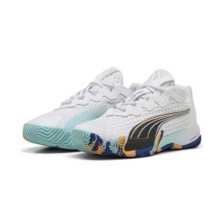 Buty do padla dla dorosłych NOVA ELITE PUMA. Białe buty do biegania Puma, bez wzorów, bez zapięcia, do biegania. W wyprzedaży za 516.05 zł.