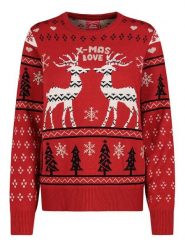 Sublevel Sweter w kolorze czerwonym rozmiar: M. Czerwone swetry Sublevel, m, bez wzorów, bez ramiączek. Za 131.43 zł.