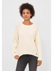 Bench Sweter "Kiruna" w kolorze kremowym rozmiar: 40. Brązowe swetry Bench, bez wzorów, bez ramiączek. Za 158.10 zł.