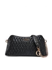 Guess Torebka HWGG96 26170 Czarny. Czarne listonoszki Guess, z aplikacjami, ze skóry, bez dodatków. Za 269.99 zł.