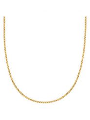 Yokoamii Pozłacany naszyjnik - dł. 42 cm rozmiar: onesize. Naszyjniki Yokoamii, z materiału, pozłacane. Za 39.99 zł.