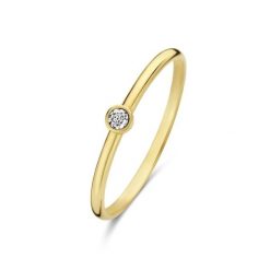 Isabel Bernard Isabel Bernard De La Paix Inaya 14 Karat | Gold Ring | Diamant 0.01 Karat | IBD330027-60 Pierścionki 1 ct Damski. Żółte pierścionki Isabel Bernard, z diamentem, złote. Za 1,698.99 zł.