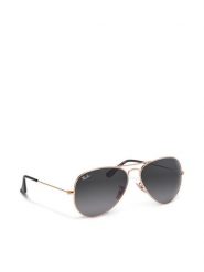 Ray-Ban Okulary przeciwsłoneczne Aviator Large Metal 0RB3025 181/71 Złoty. Żółte okulary przeciwsłoneczne Ray-Ban, bez wzorów, z gumy, metalowe. Za 629.00 zł.