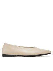Vagabond Shoemakers Baleriny Delia 5907-101-02 Beżowy. Brązowe baleriny Vagabond Shoemakers, bez wzorów, ze skóry, bez obcasa, bez zapięcia. Za 249.99 zł.