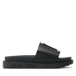 Klapki Big Star Shoes. Czarne klapki BIG STAR SHOES, bez wzorów, retro, bez obcasa, bez zapięcia. Za 79.99 zł.