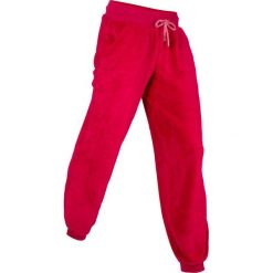 Spodnie z miękkiego polaru, długie, Level 1 bonprix ciemnoczerwono-matowy srebrny. Spodnie sportowe marki bonprix. Za 89.99 zł.