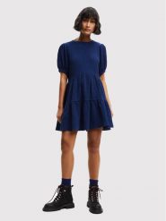 Desigual Sukienka codzienna Luna 22WWVW73 Granatowy Regular Fit. Niebieskie sukienki Desigual, na co dzień, m, bez wzorów, z lyocellu, bez kołnierzyka, bez ramiączek, proste. Za 139.99 zł.