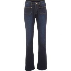 Dżinsy "push up" BOOTCUT z kolekcji Maite Kelly bonprix ciemnoniebieski "stone used". Jeansy marki bonprix. Za 59.99 zł.