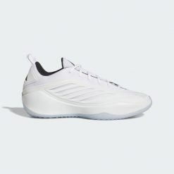 Buty BELIEVE THAT 1. Białe buty treningowe adidas, bez wzorów, z gumy, bez zapięcia, na fitness i siłownię. Za 439.00 zł.