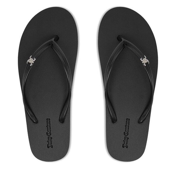 Japonki Juicy Couture. Czarne japonki Juicy Couture, bez wzorów. Za 69.99 zł.