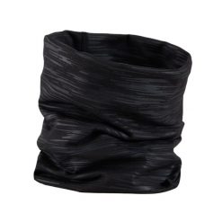 Komin do biegania Kiprun Warm+ ocieplany. Czarne szaliki i kominy KIPRUN, bez wzorów, z elastanu, sportowe. Za 29.99 zł.
