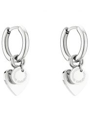 Liebeskind Kolczyki-kreole z zawieszkami rozmiar: onesize. Szare kolczyki Liebeskind, ze stali. Za 118.84 zł.