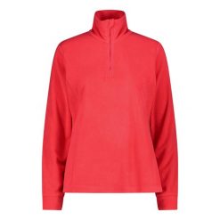 Golf turystyczny damski CMP. Czerwone swetry CMP, xs, bez wzorów, sportowe, bez ramiączek. Za 119.99 zł.