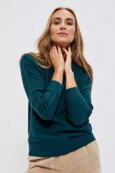 Sweter z warkoczem. Swetry MOODO, s, bez wzorów, z poliamidu, bez ramiączek. W wyprzedaży za 64.99 zł.