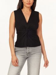 Scotch & Soda Top w kolorze czarnym rozmiar: XL. Czarne topy Scotch & Soda, xl, bez wzorów, bez kołnierzyka, bez ramiączek. Za 110.29 zł.