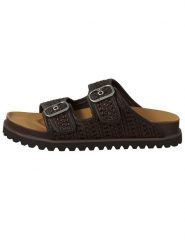 GANT Footwear Klapki "Mardale" w kolorze ciemnobrązowym rozmiar: 39. Brązowe klapki GANT Footwear, bez wzorów, klasyczne, z okrągłym noskiem, bez obcasa, bez zapięcia. Za 225.05 zł.