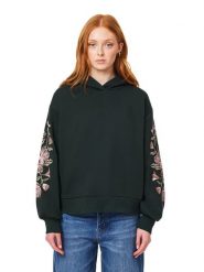 Scotch & Soda Bluza w kolorze ciemnozielonym rozmiar: S. Zielone bluzy Scotch & Soda, s, bez wzorów, z kapturem. Za 244.95 zł.