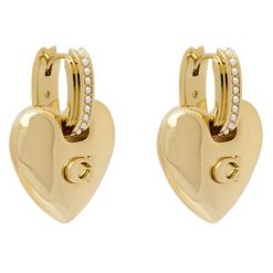 Kolczyki Coach. Żółte kolczyki Coach, złote. Za 639.99 zł.