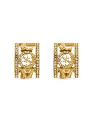 Guess Kolczyki JUBE05 036JW Złoty. Żółte kolczyki Guess, metalowe. Za 259.99 zł.