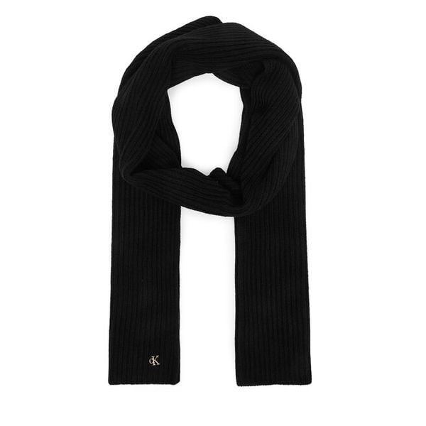 Szalik Calvin Klein. Czarne szaliki i kominy Calvin Klein, bez wzorów. Za 329.99 zł.