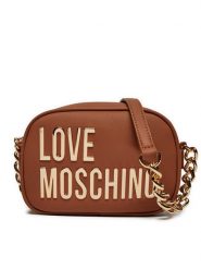 LOVE MOSCHINO Torebka JC4026PP1LKD0208 Brązowy. Brązowe listonoszki Love Moschino, bez wzorów, ze skóry, bez dodatków. Za 869.99 zł.