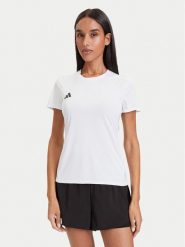 Adidas Koszulka techniczna Adizero Essentials Running IN1173 Biały Slim Fit. Białe t-shirty sportowe adidas, l, bez wzorów, z syntetyku, bez ramiączek, do biegania. Za 129.99 zł.