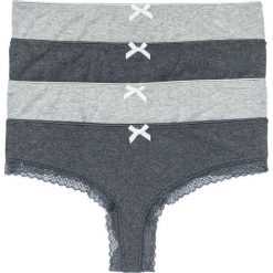 Figi brazylijskie (4 pary) bonprix szary melanż. Figi marki KALENJI. Za 39.96 zł.